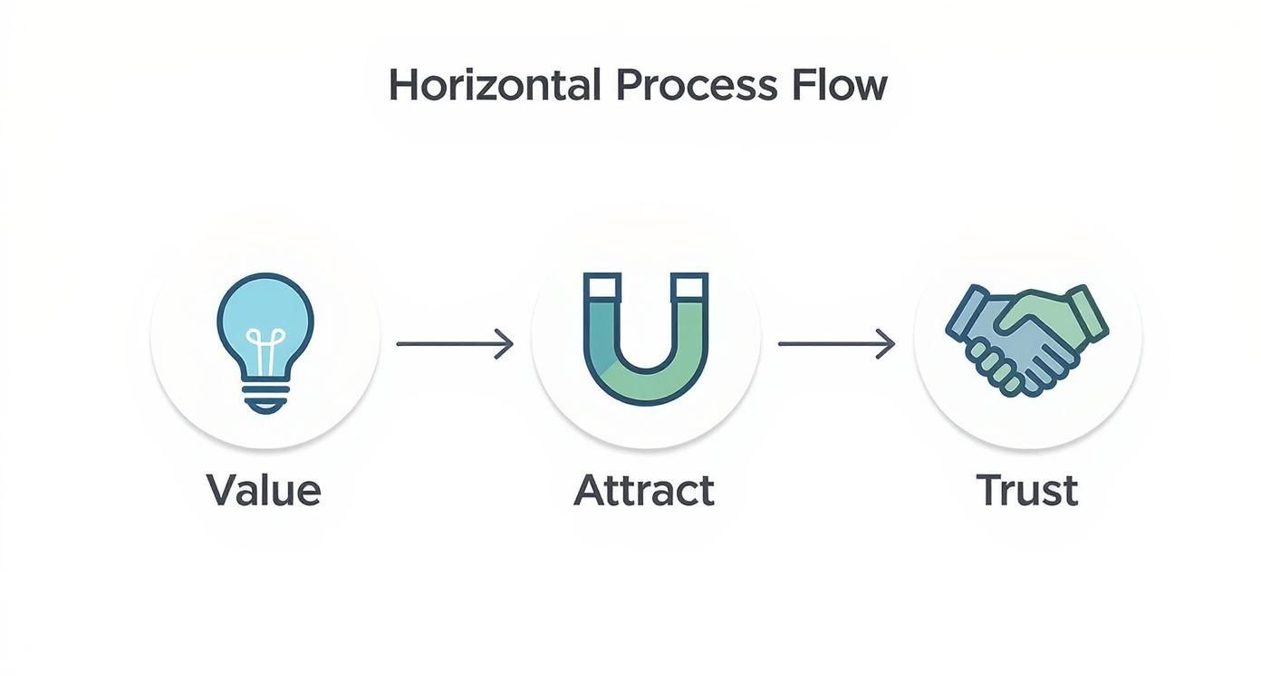 Infographic about inbound leads generation