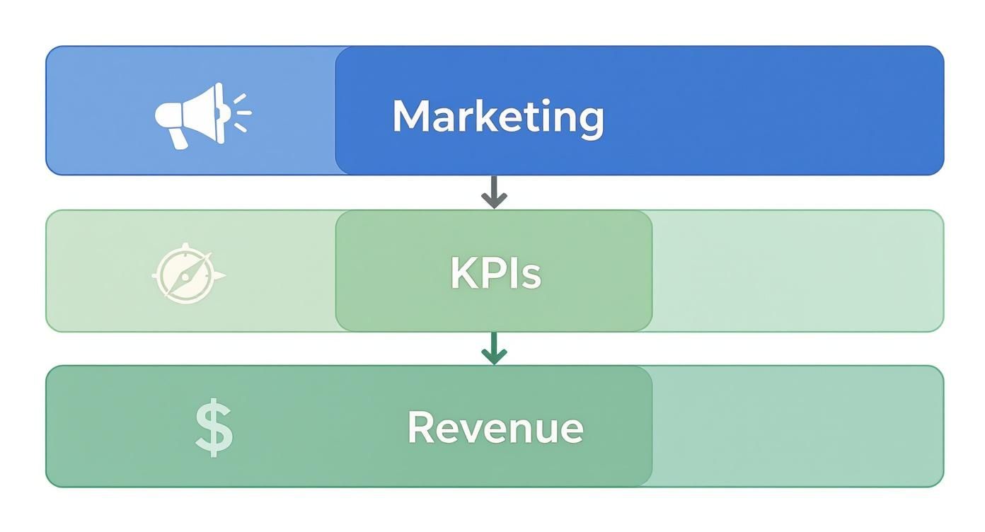 Infographic about lead generation kpis