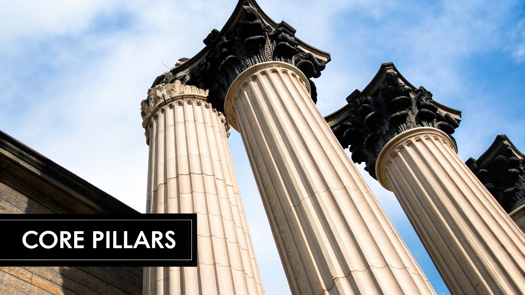 Three icons representing the core pillars of a customer success strategy.