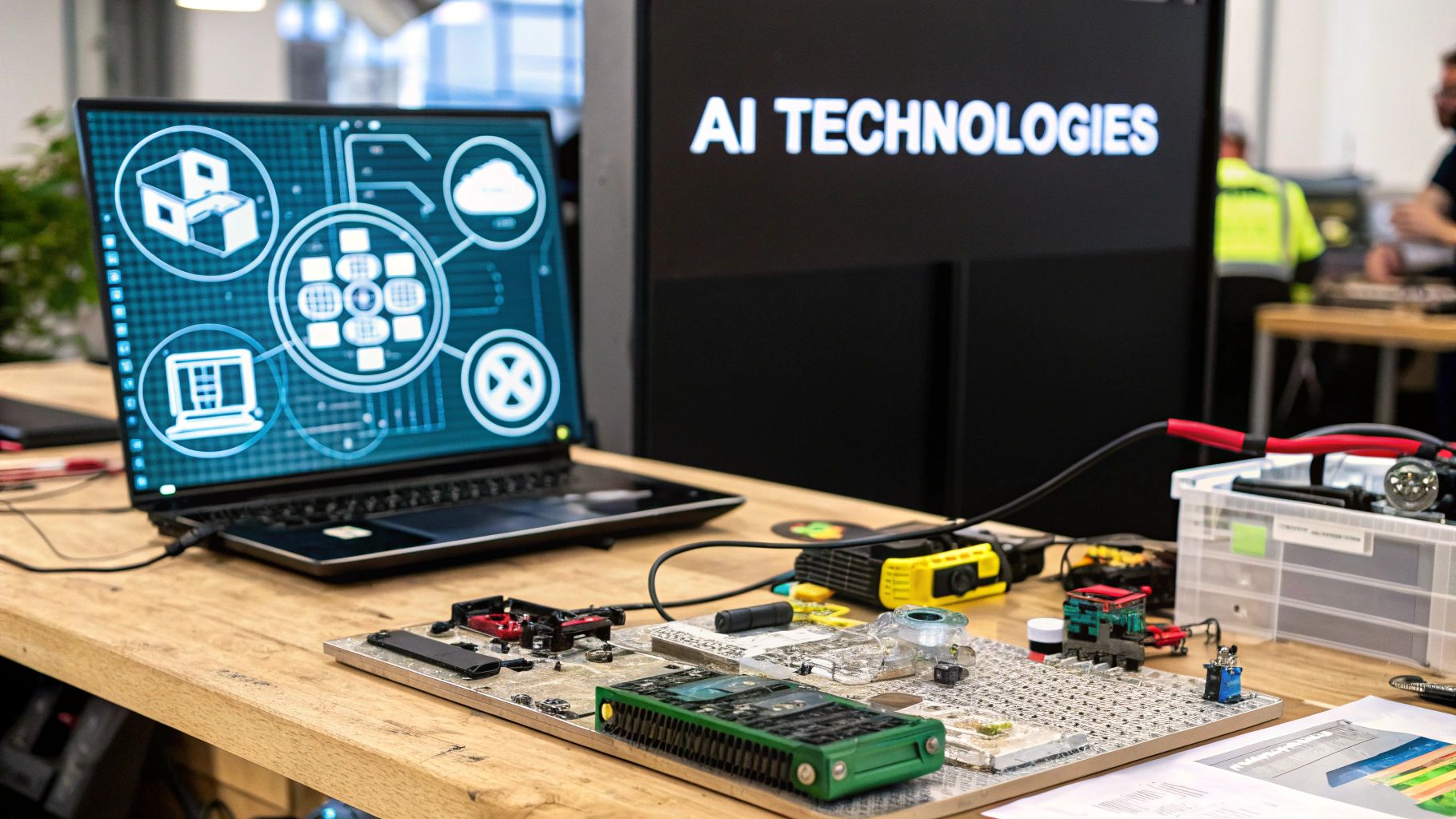 A split-screen showing a basic email marketing dashboard on one side and a dynamic, AI-powered customer journey map on the other, visualizing the evolution.