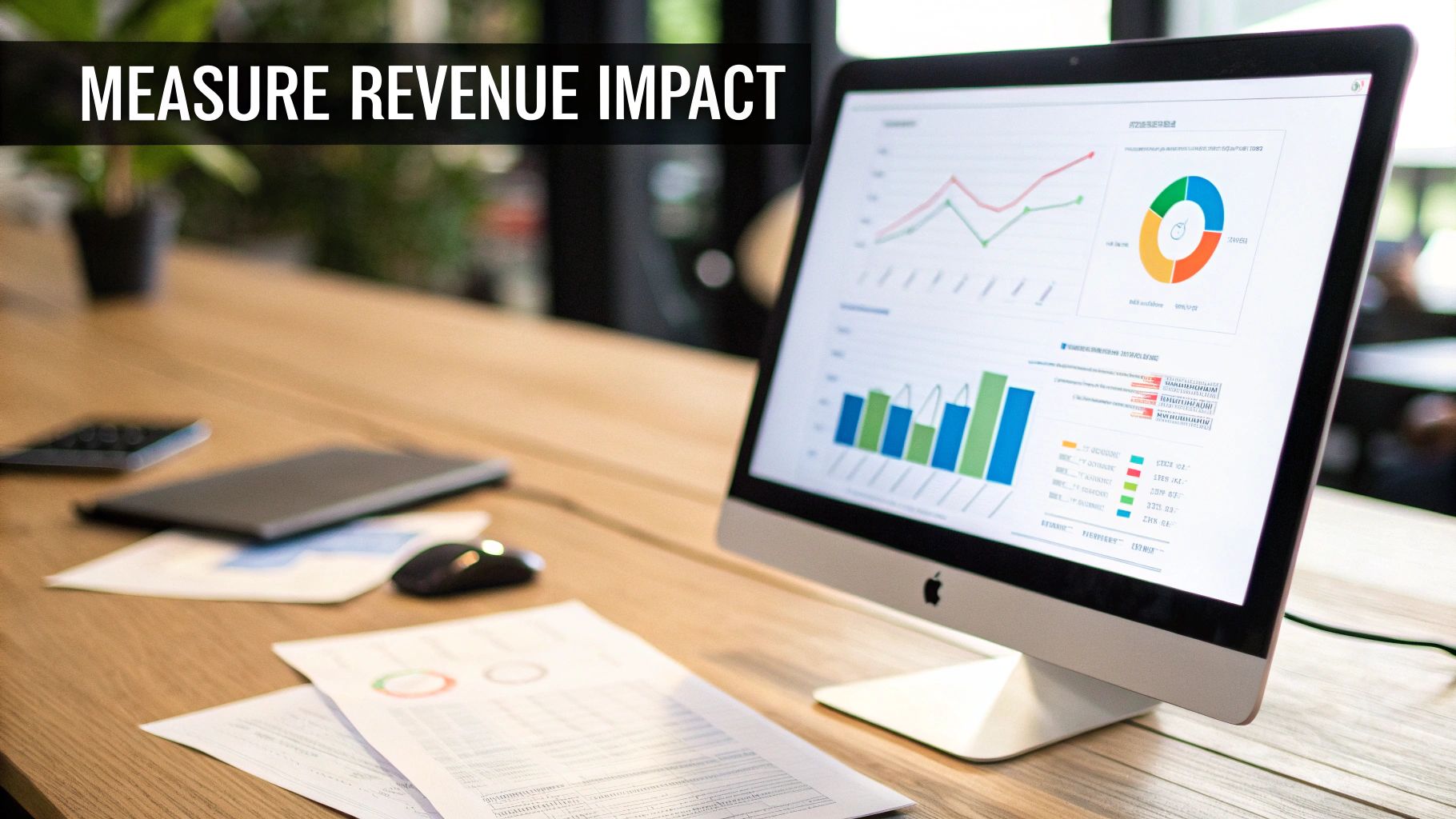 A person analyzing charts and graphs on multiple computer screens, representing data-driven marketing decisions.