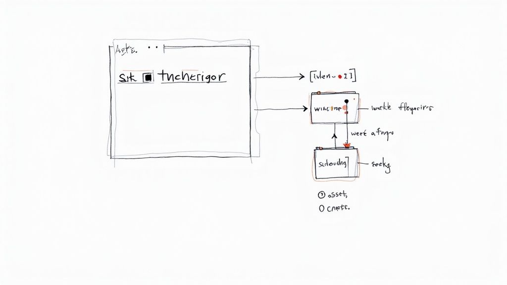 A person using a command-line interface on a computer screen for advanced tasks.