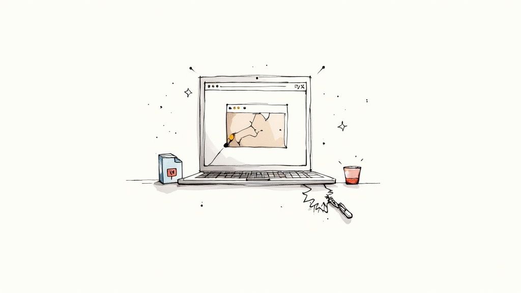 A person sitting at a desk with multiple monitors, downloading files from the internet.