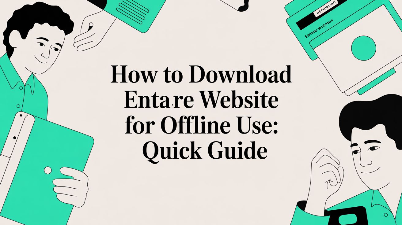 how to download entire website for offline use: quick guide
