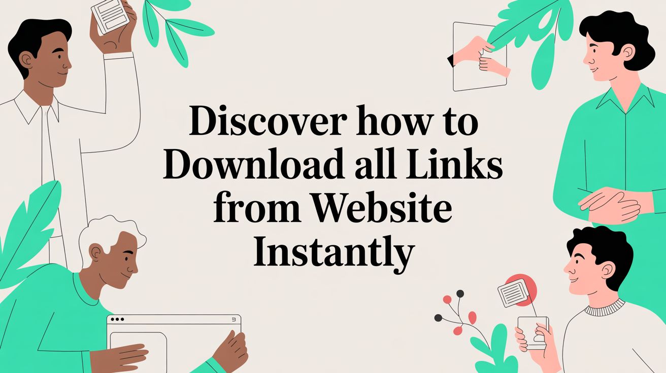 Discover how to download all links from website instantly