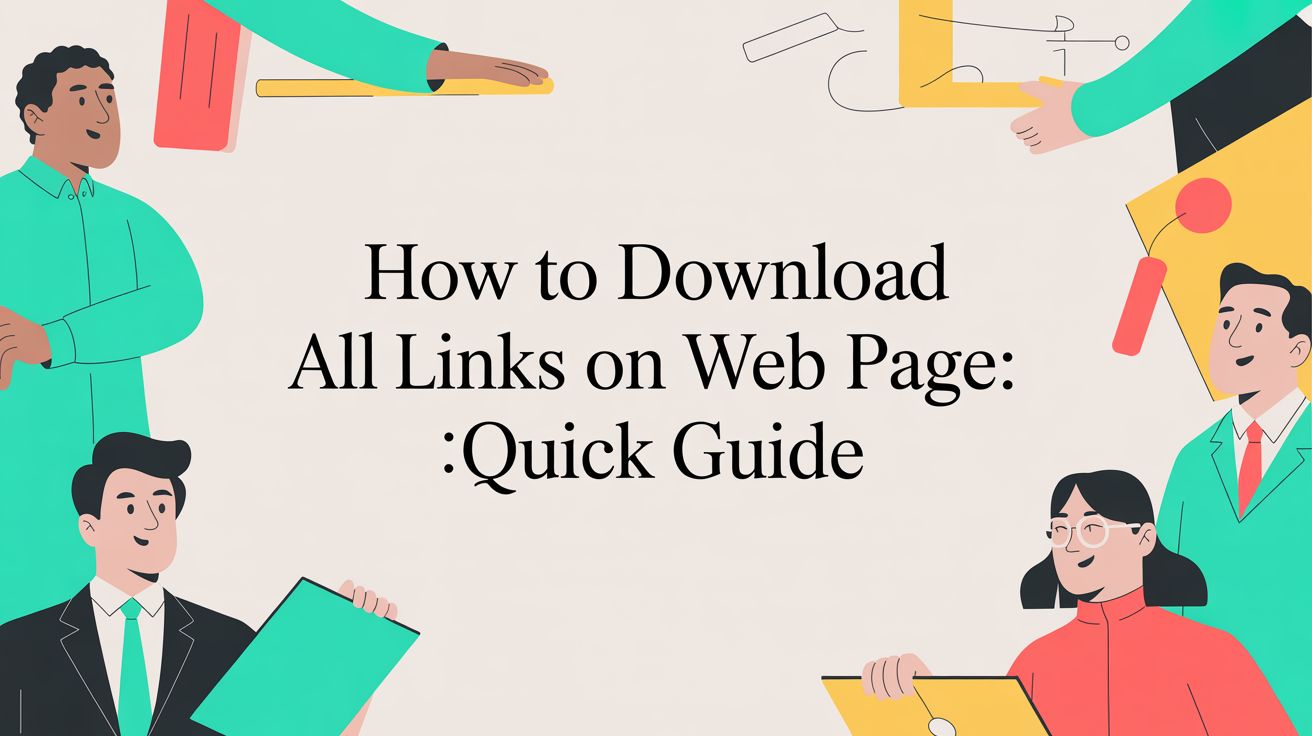 How to download all links on web page: Quick Guide