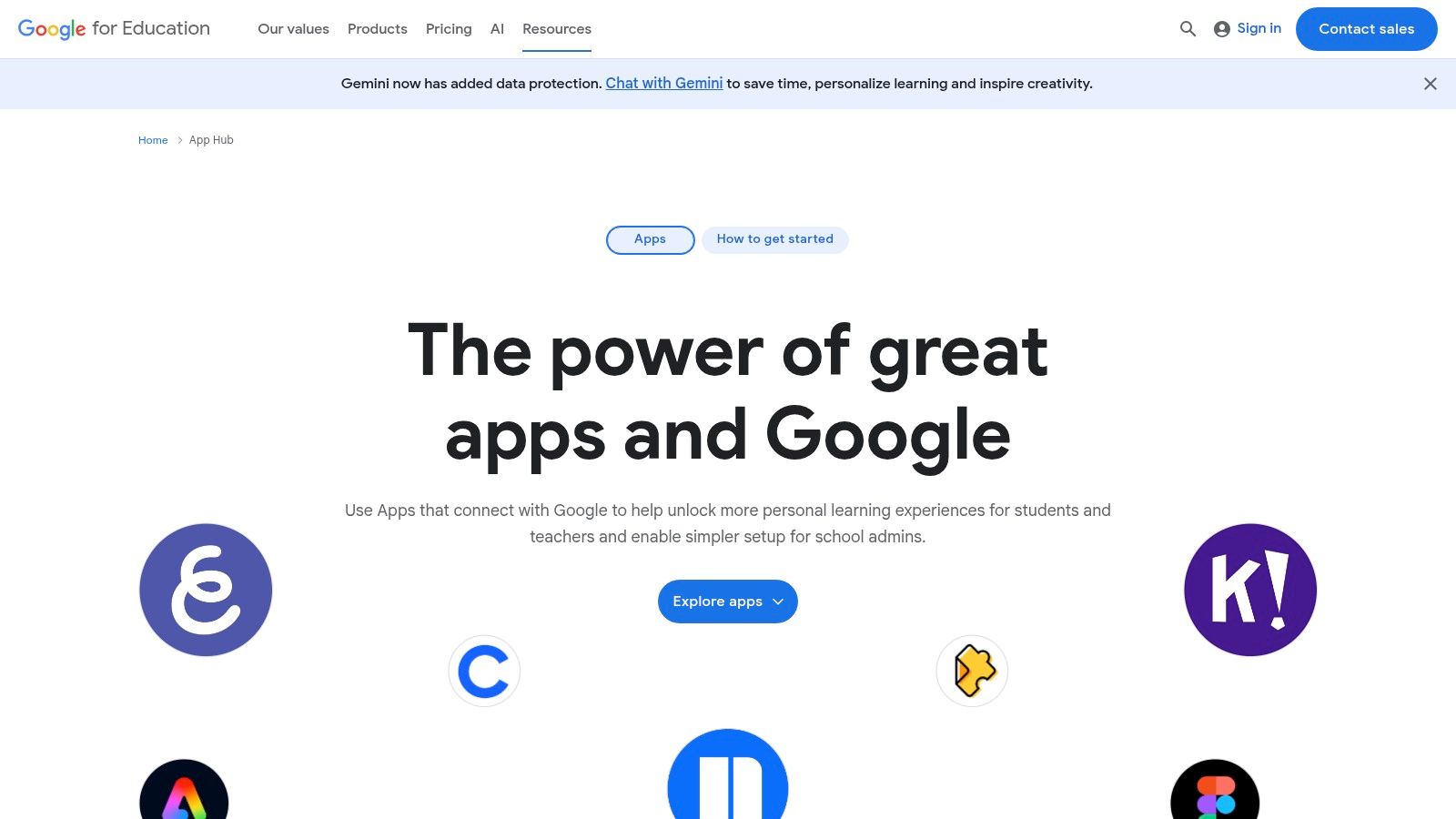 Chromebook App Hub (Google for Education)