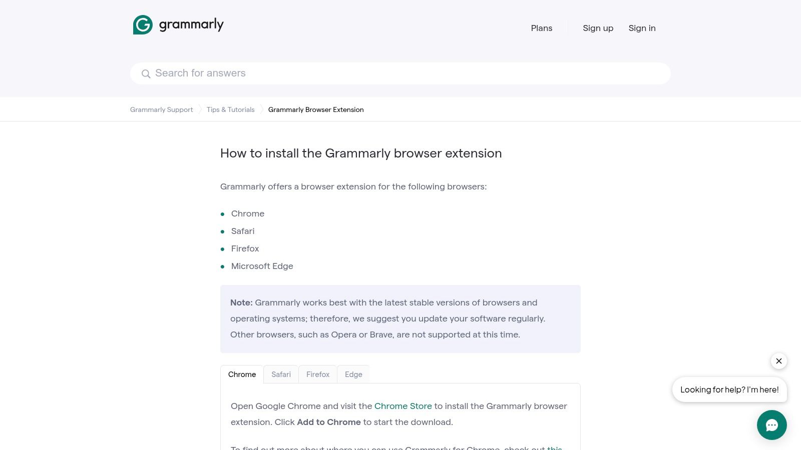 Grammarly – Browser Extension (Writing help)