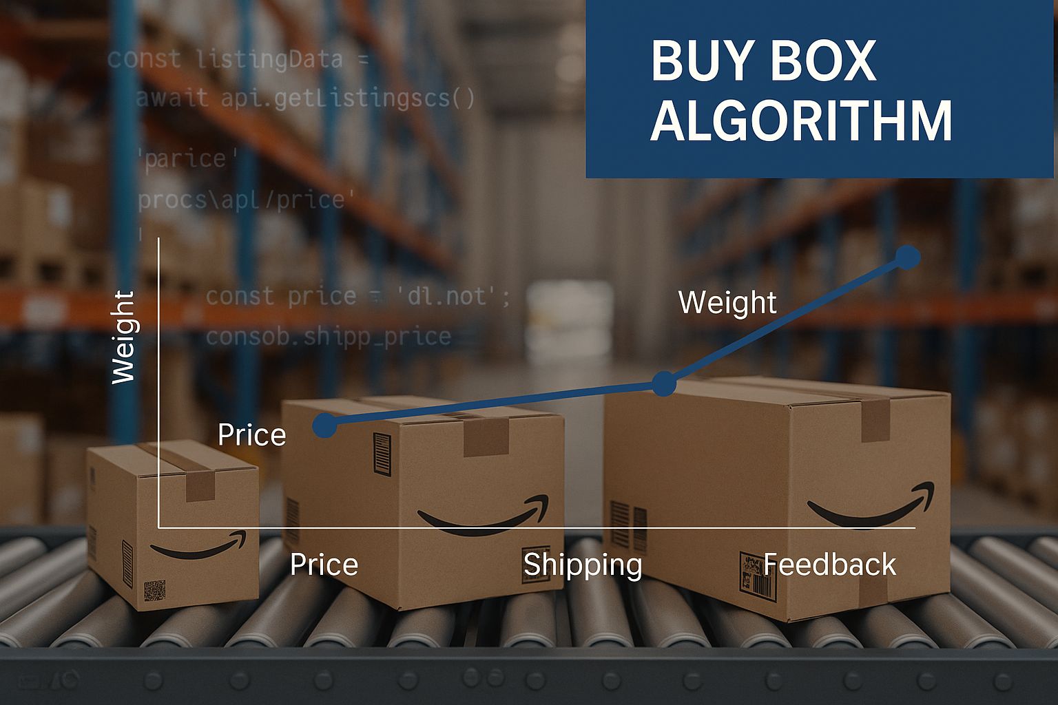 Infographic about how to win the buy box amazon