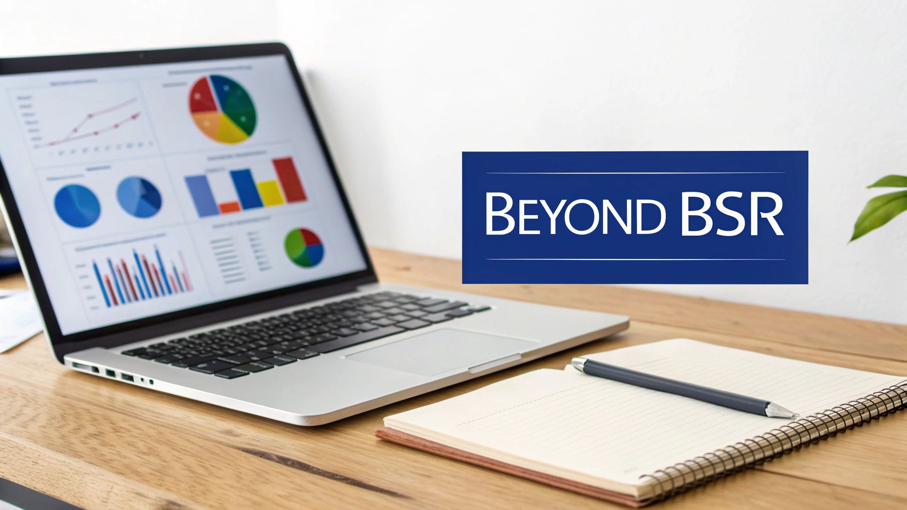 A person analyzing charts and graphs on a laptop, symbolizing data-driven Amazon growth.