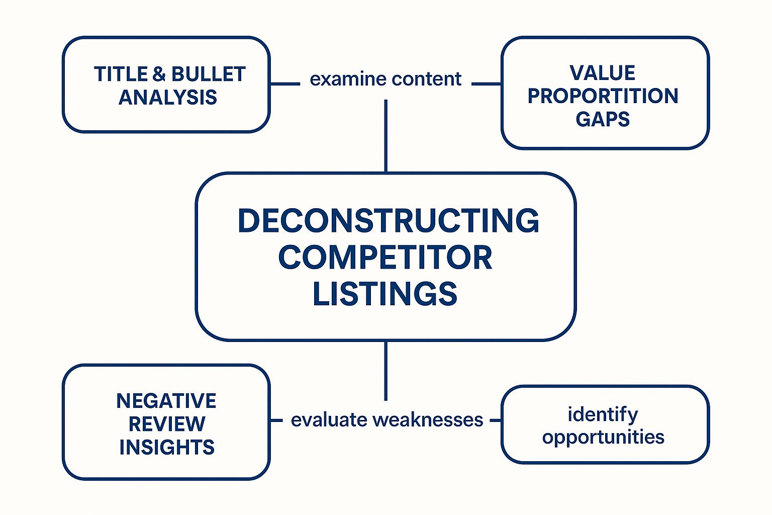 Infographic about amazon competitors analysis