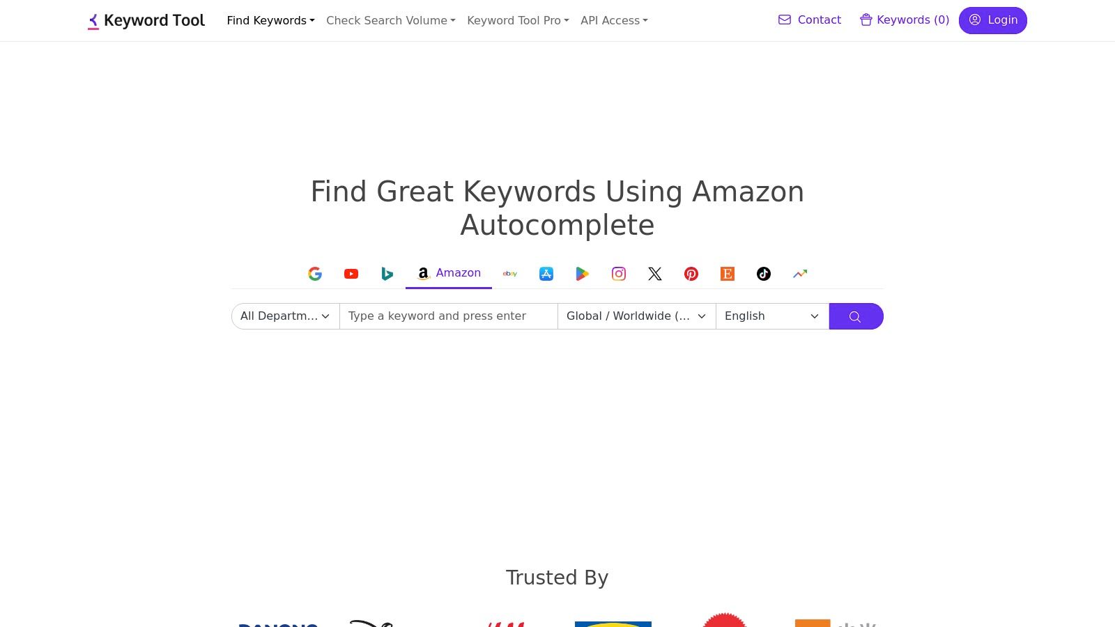 Keyword Tool