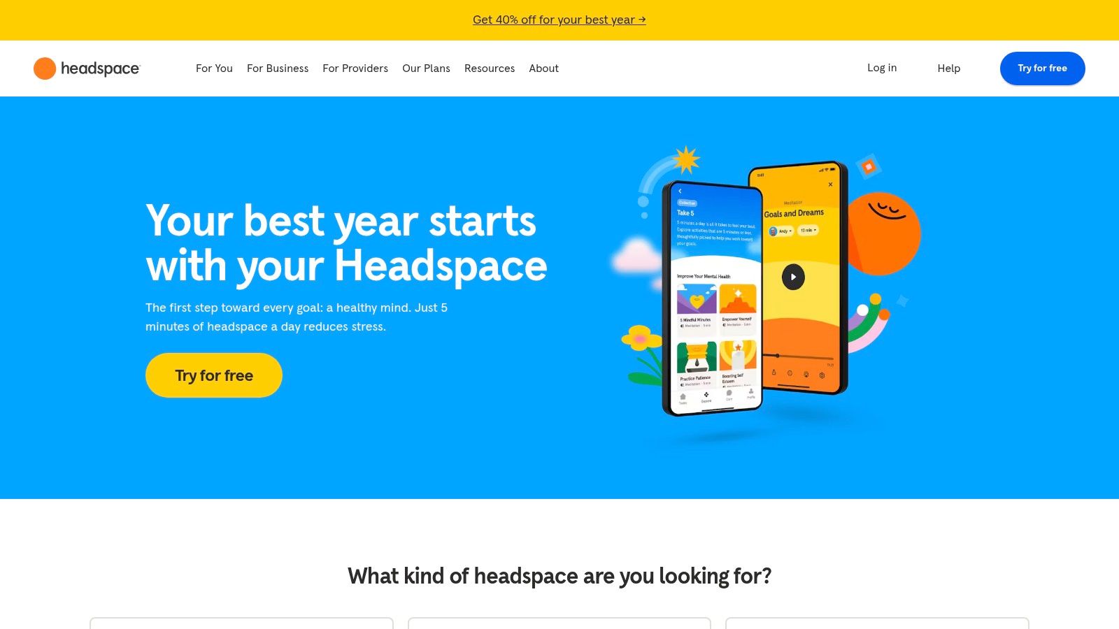Headspace for Work's mindfulness platform for corporate wellness programs