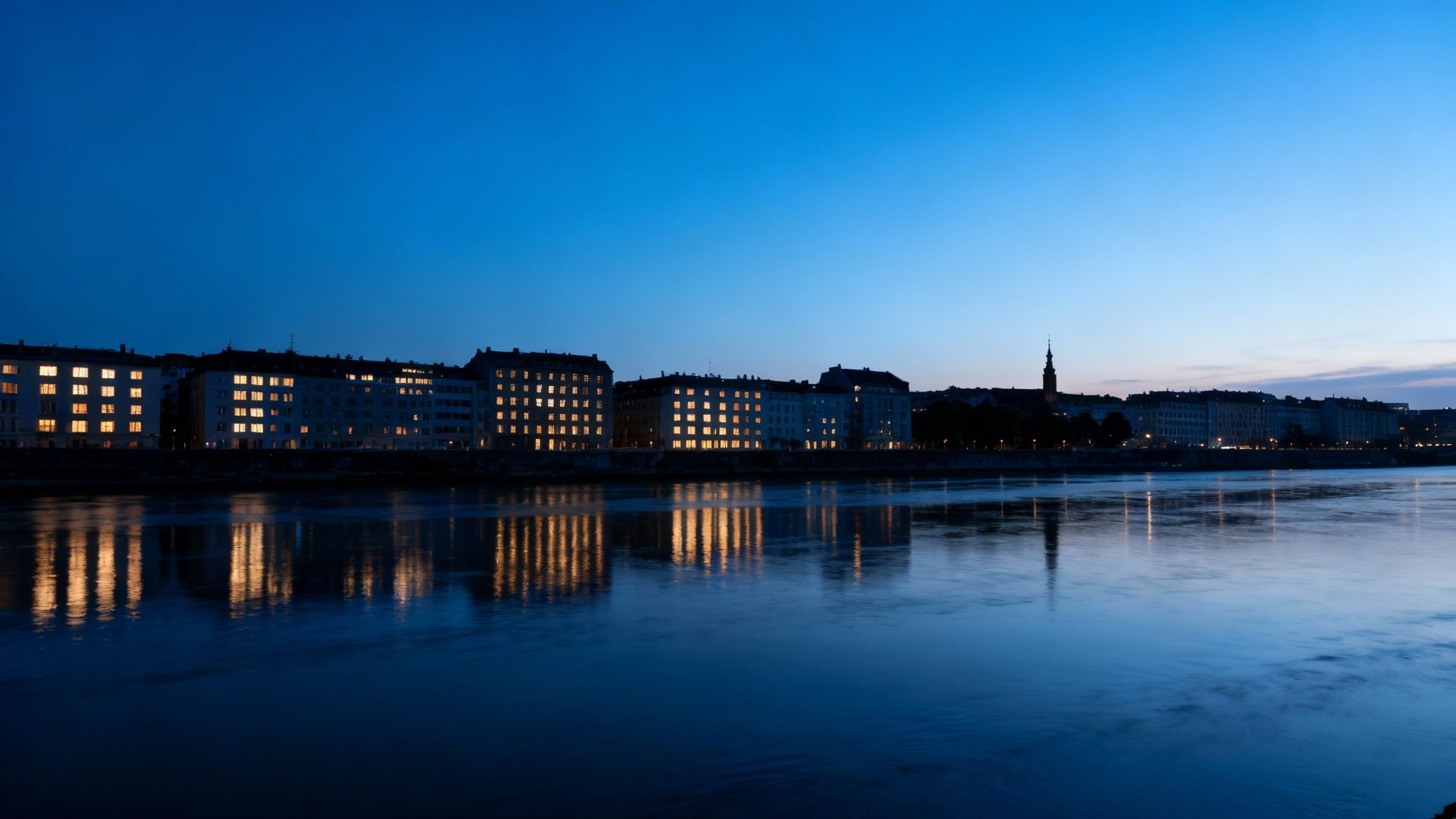 Blue Hour - The Twilight Period Before Sunrise and After Sunset