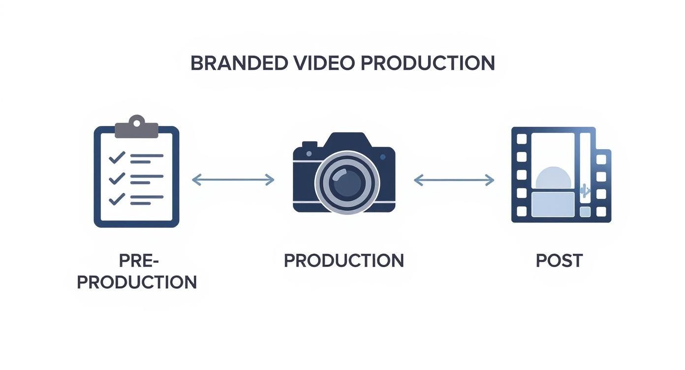 Infographic about branded video production