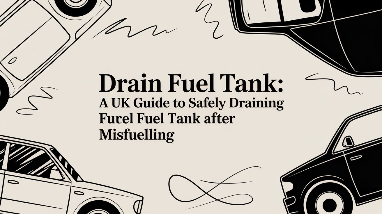 Drain fuel tank: A UK guide to safely draining fuel tank after misfuelling