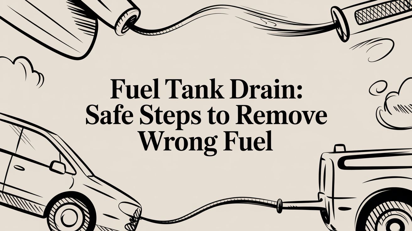 Fuel Tank Drain: Safe Steps to Remove Wrong Fuel