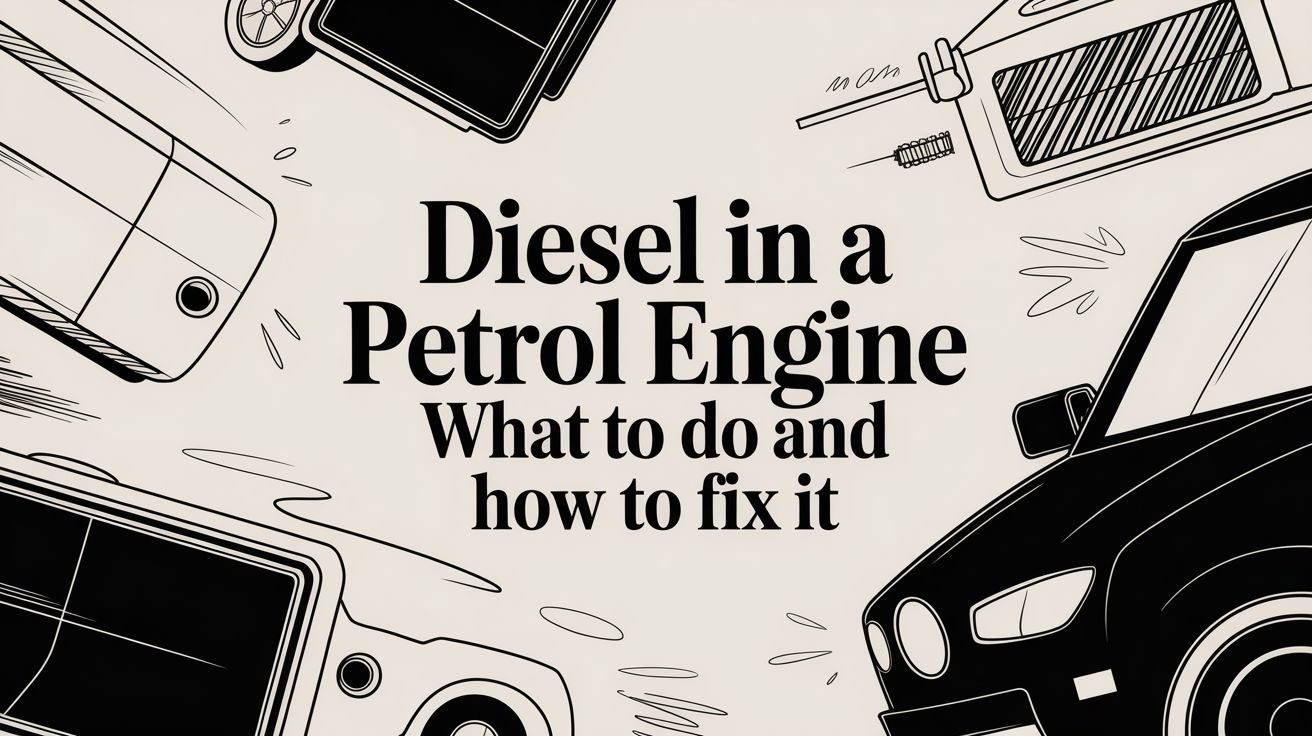 Diesel in a Petrol Engine What to Do and How to Fix It