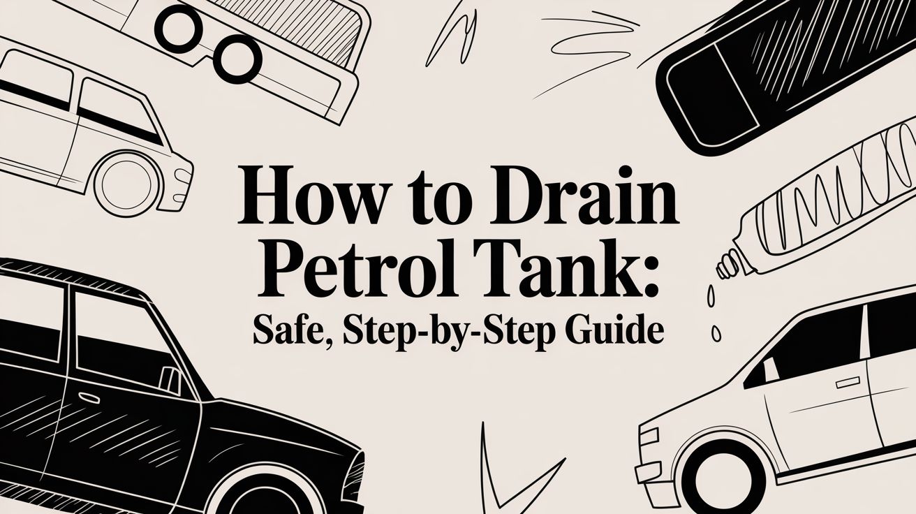 How to Drain Petrol Tank: Safe, Step-by-Step Guide