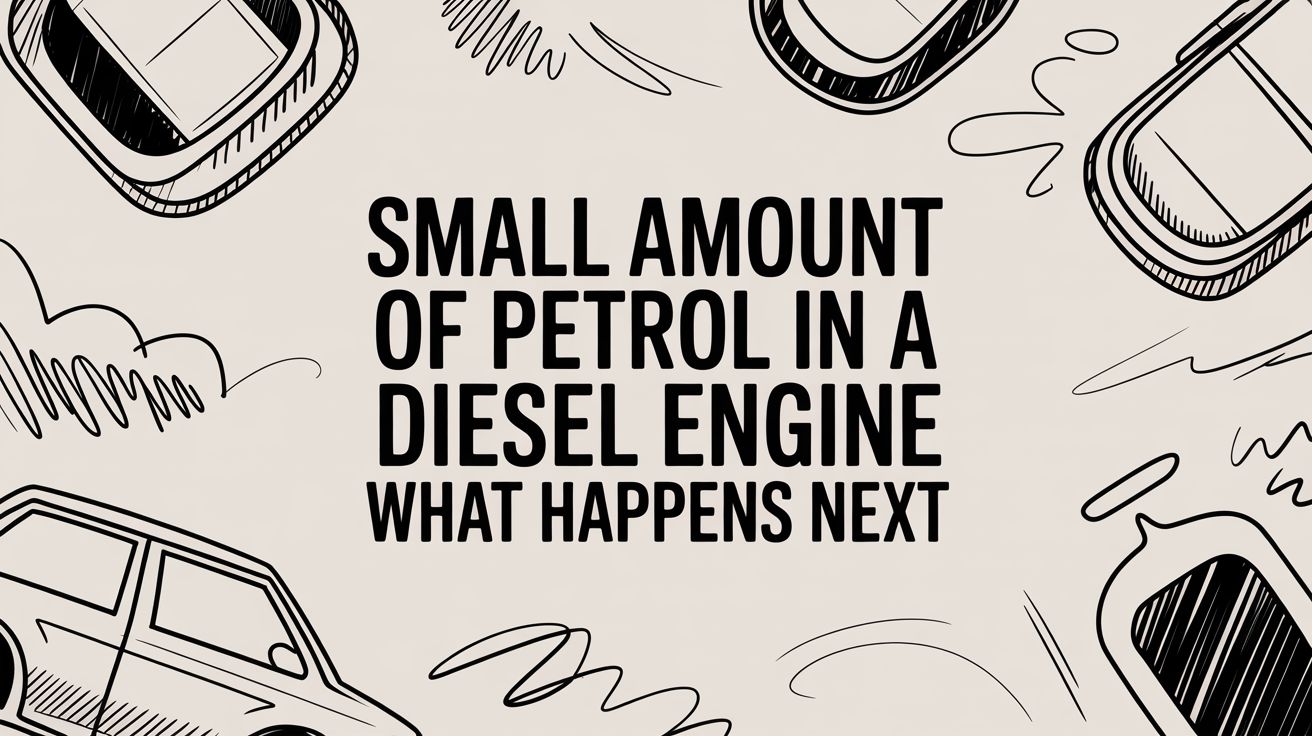 Small Amount of Petrol in a Diesel Engine What Happens Next