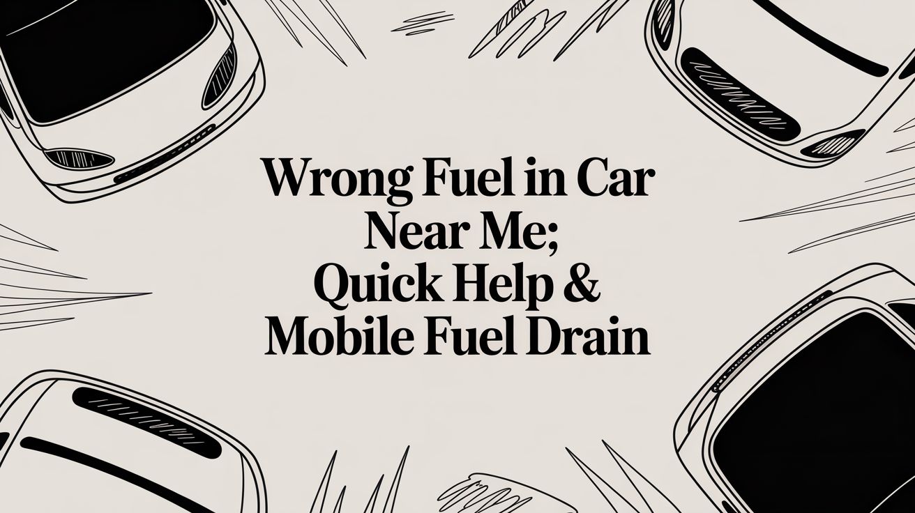 wrong fuel in car near me: Quick help & mobile fuel drain