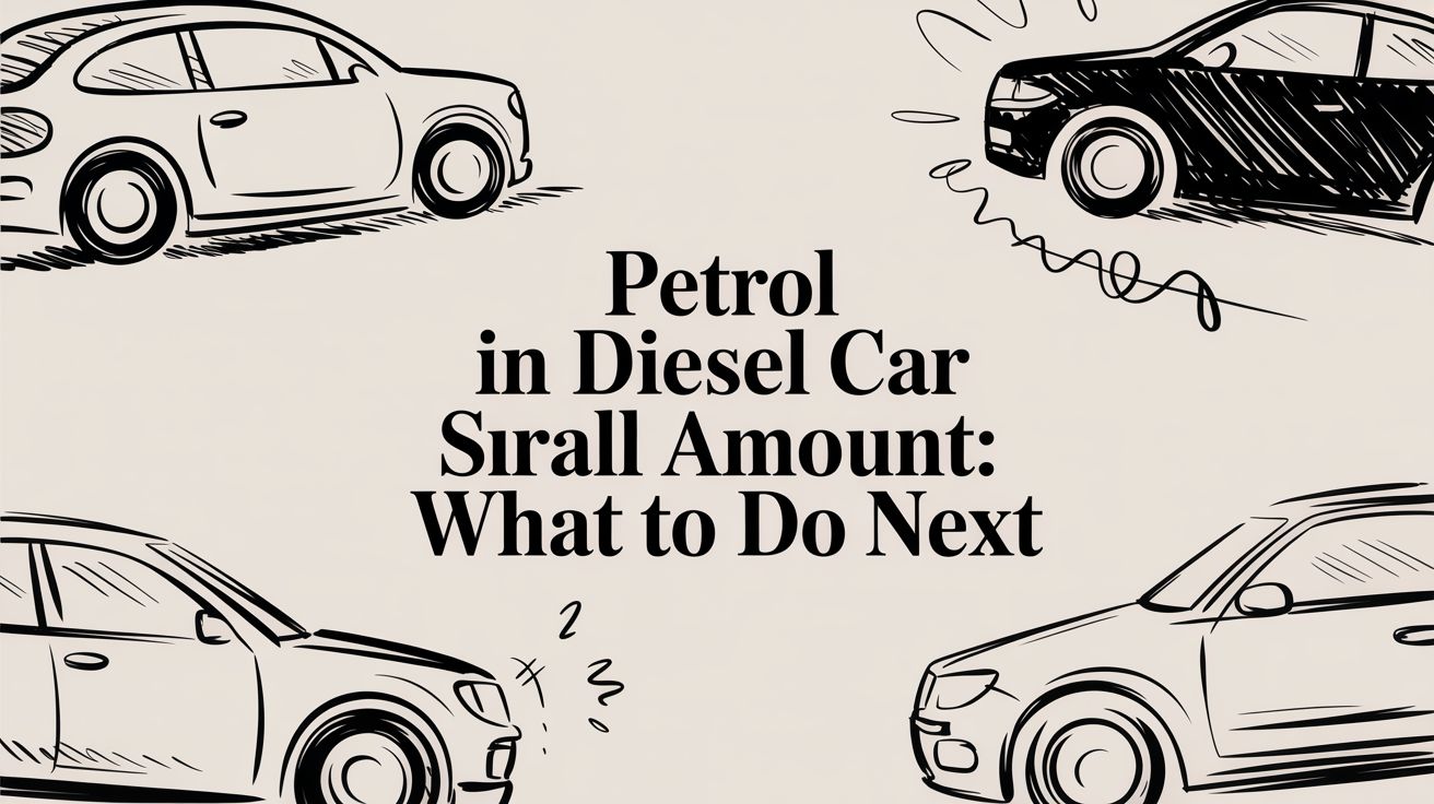 Petrol in diesel car small amount: What to Do Next