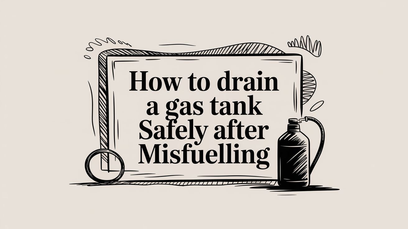 How to Drain a Gas Tank Safely After Misfuelling