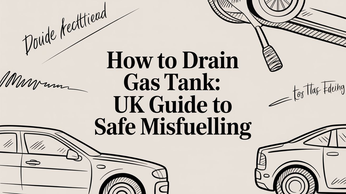 How to drain gas tank: UK guide to safe misfuelling