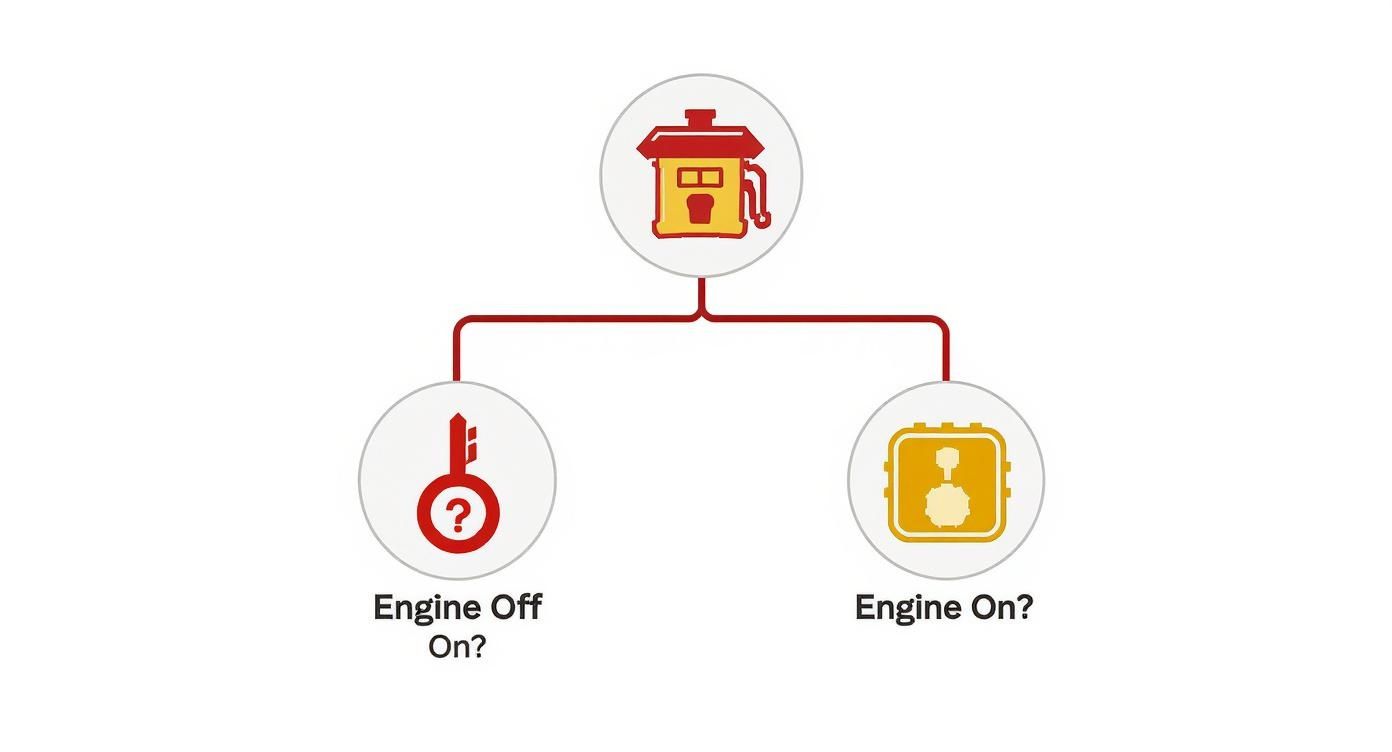 Infographic about what happens if you put petrol in diesel engine