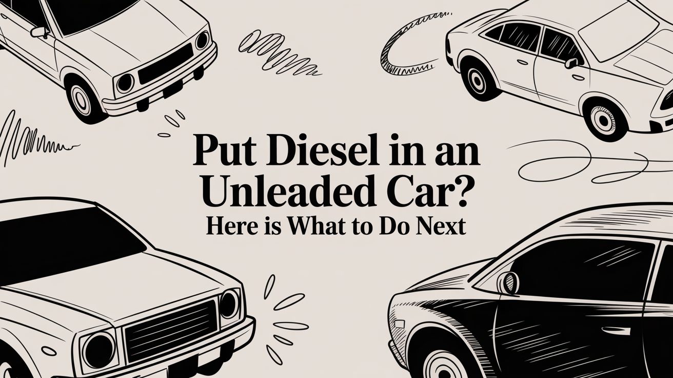 Put Diesel in an Unleaded Car? Here Is What to Do Next