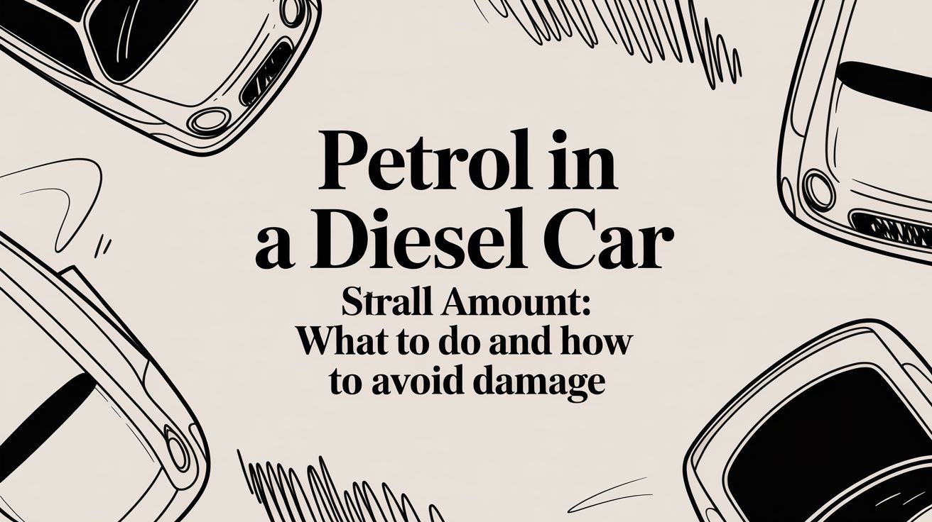 Petrol in a diesel car small amount: What to Do and How to Avoid Damage