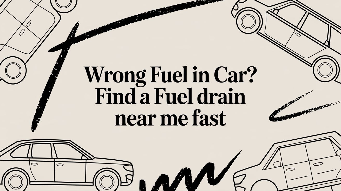 Wrong Fuel in Car? Find a Fuel Drain Near Me Fast
