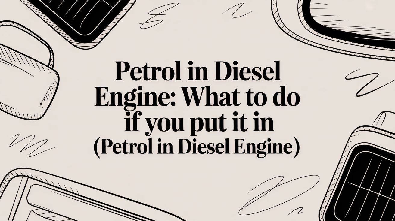 Petrol in diesel engine: What to Do If You Put It In (petrol in diesel engine)