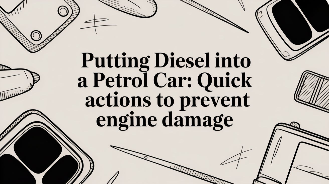 Putting diesel into a petrol car: Quick Actions to Prevent Engine Damage