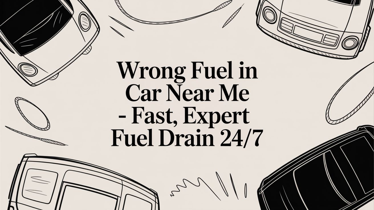 wrong fuel in car near me - fast, expert fuel drain 24/7
