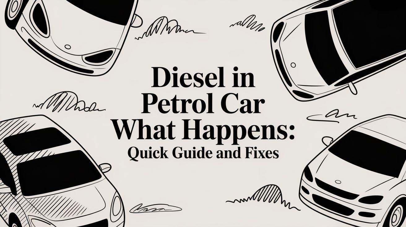 diesel in petrol car what happens: quick guide and fixes
