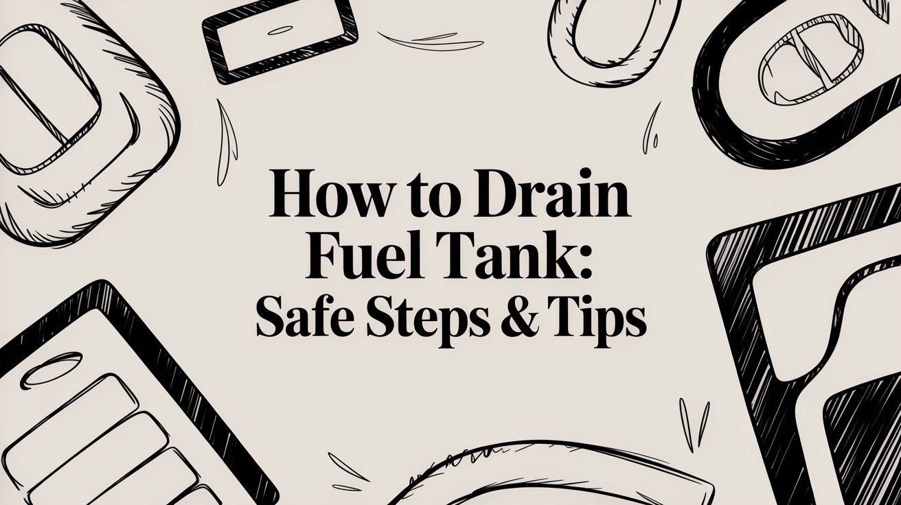How to Drain Fuel Tank: Safe Steps & Tips
