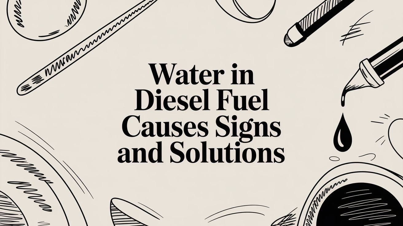 Water in Diesel Fuel Causes Signs and Solutions