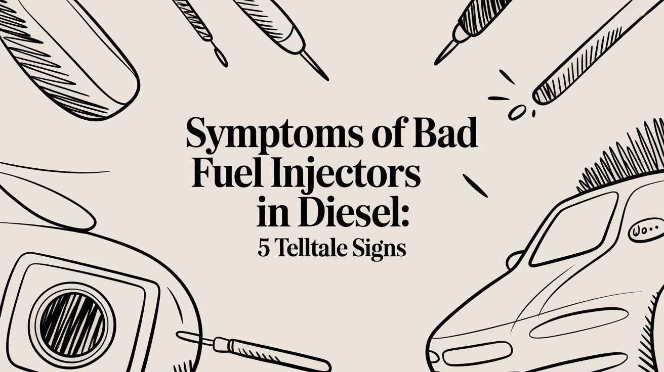 symptoms of bad fuel injectors in diesel: 5 telltale signs