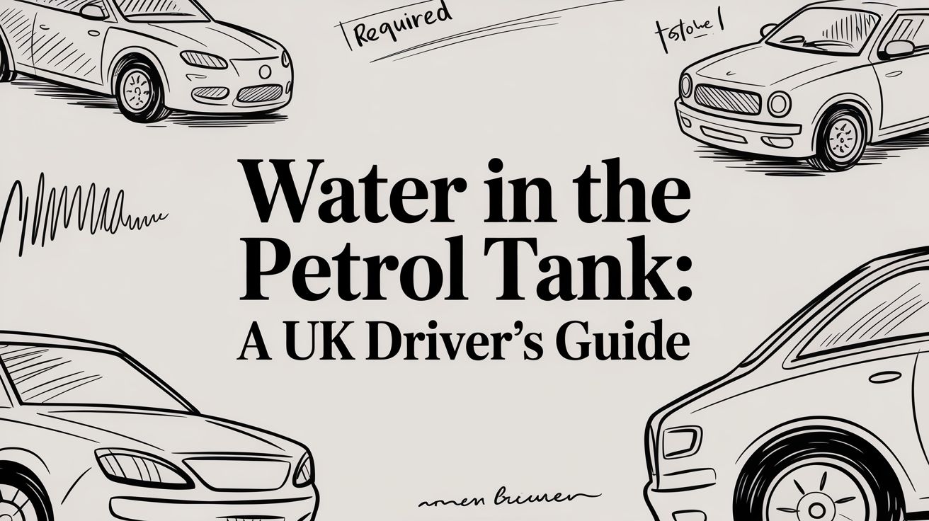 Water in the petrol tank: A UK Driver's Guide
