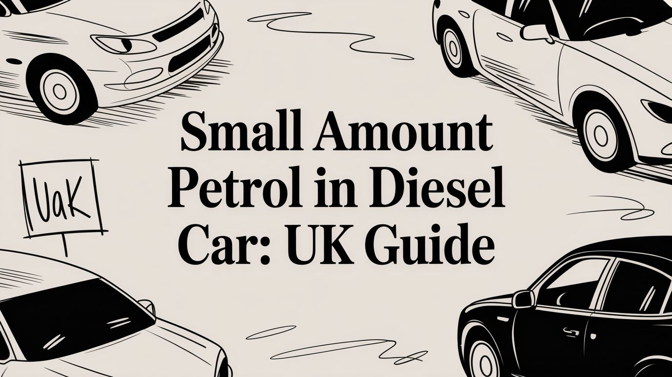 Small Amount Petrol in Diesel Car: UK Guide