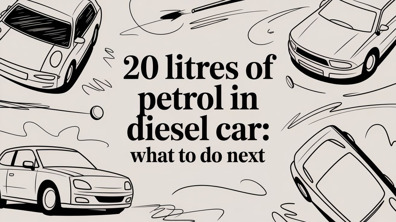 20 litres of petrol in diesel car: What to Do Next