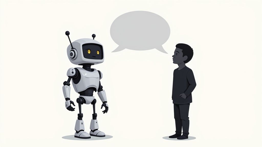 Infographic detailing the benefits and applications of AI in customer support