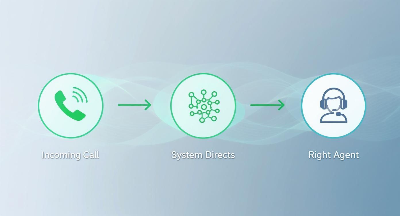 Infographic about what is call routing