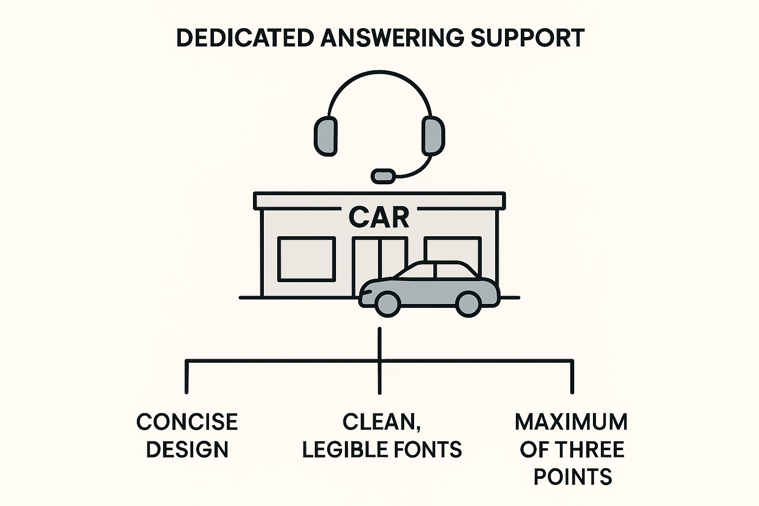 Infographic about automotive answering service