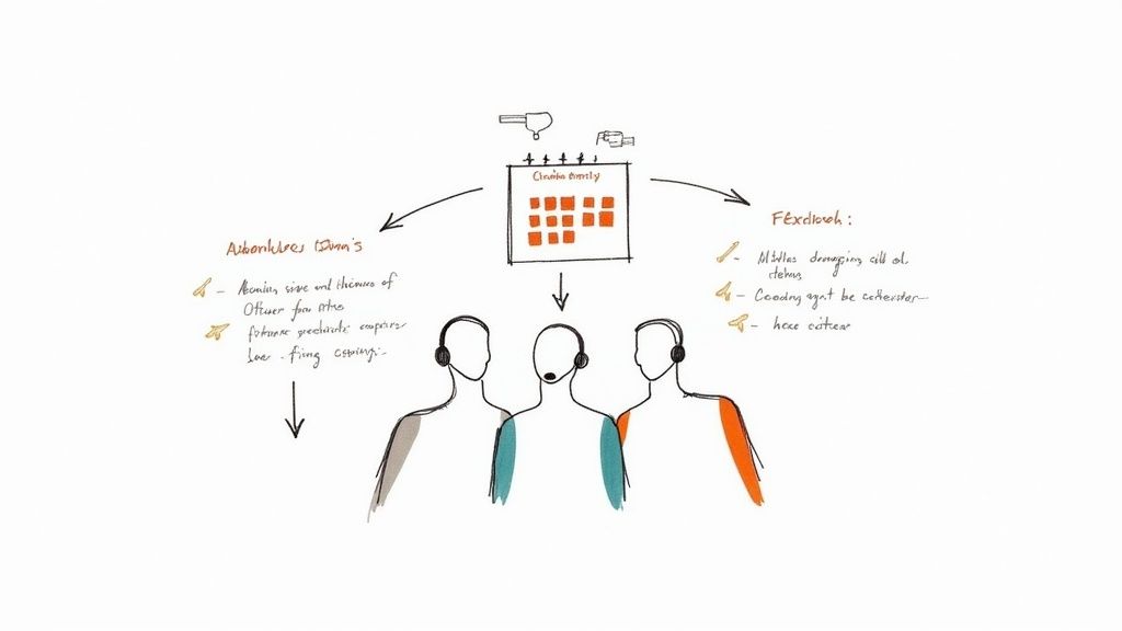 The Marlie.ai website homepage showing how the AI phone assistant can help businesses.