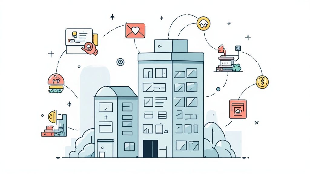 A person at a desk analyzing charts and graphs on a computer screen, representing business revenue analysis.