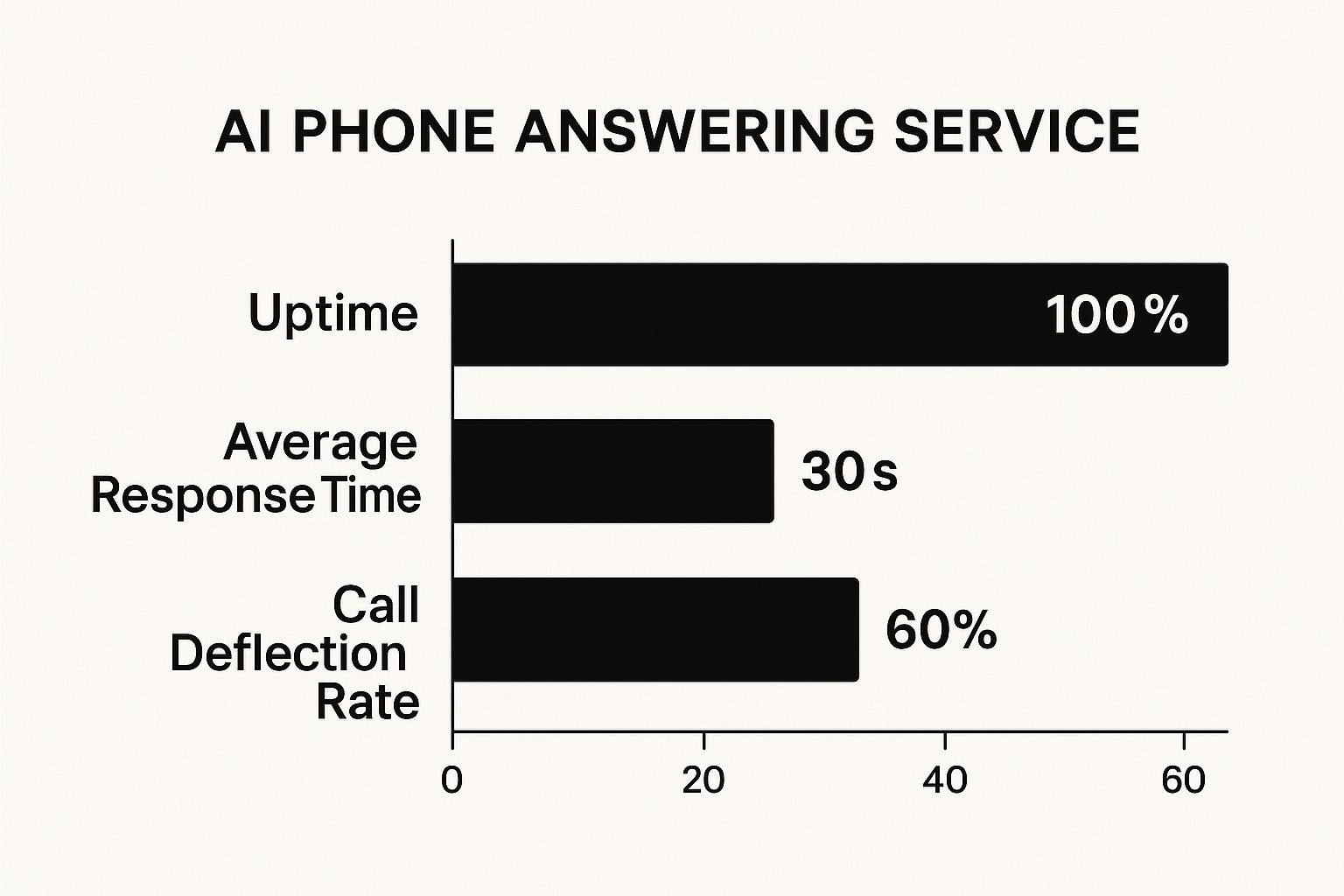 Infographic about ai phone answering service