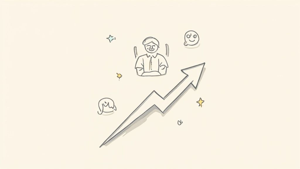 A contractor on a tablet, illustrating the need for integrated services.