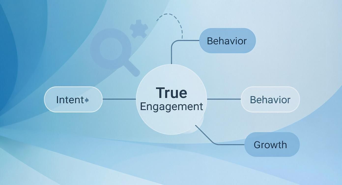 Infographic about how to measure customer engagement